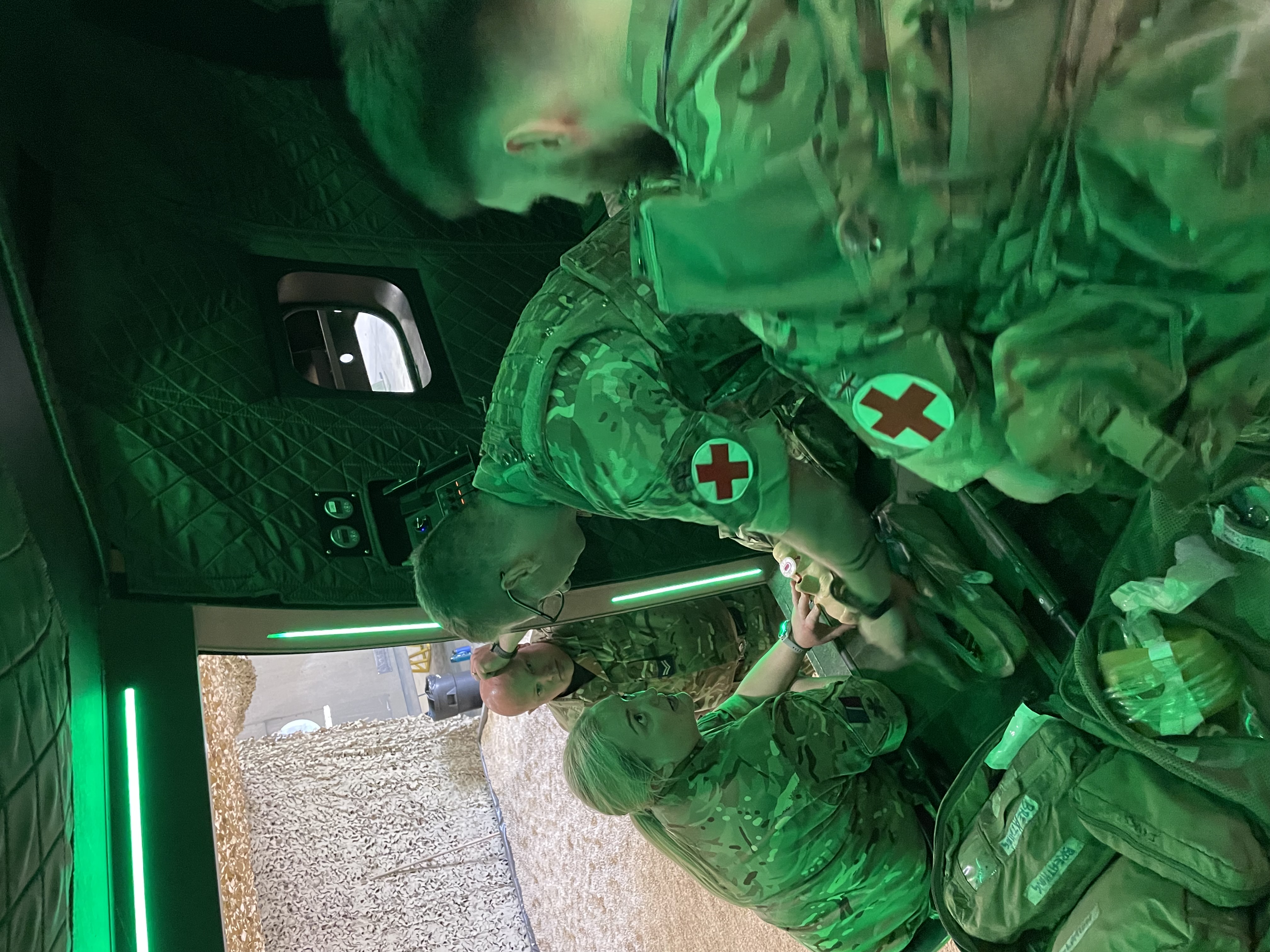 On Friday 10 May, specialist training was provided by Number 4626 Aeromedical Evacuation Squadron, focussing on Pre-Hospital Emergency Care.